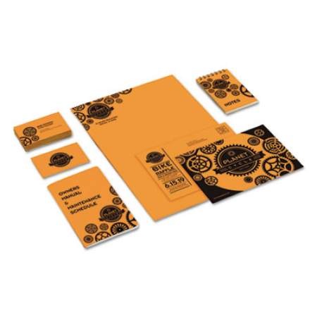 Astrobrights Color Cardstock, 65 lb, 8.5 x 11, Cosmic Orange, 250/Pack (22851)