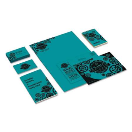 Astrobrights Color Cardstock, 65 lb, 8.5 x 11, Terrestrial Teal, 250/Pack (21855)
