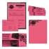 Astrobrights Color Paper, 24 lb, 8.5 x 11, Plasma Pink, 500/Ream (22119)