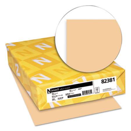 Neenah Paper Exact Vellum Bristol Cover Stock, 67lb, 8.5 x 11, 250/Pack (82381)