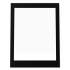 deflecto Superior Image Black Border Sign Holder, 5 x 7, Slanted, Black/Clear (69575)