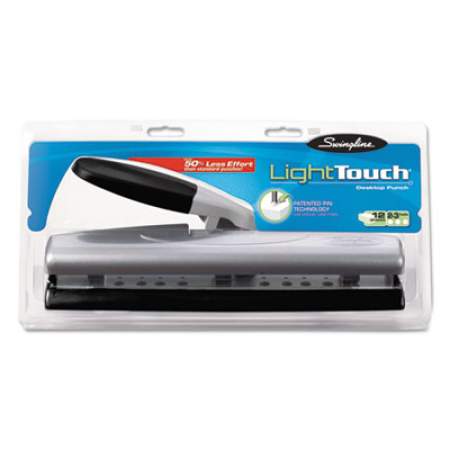 Swingline 74357 40-Sheet Light Touch Two- to Seven-Hole Punch, 9