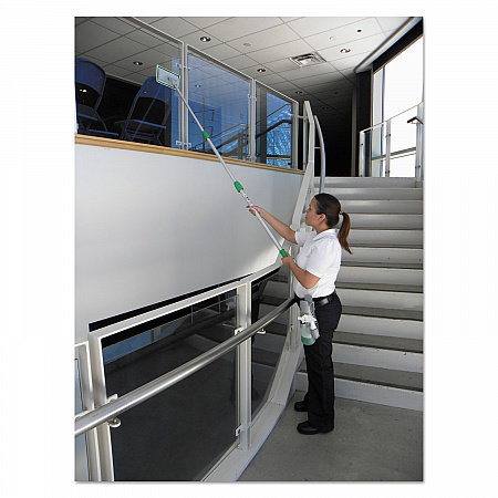 SpeedClean Window Cleaning Kit, 6 ft to 6.6 ft, Extension Pole With 8