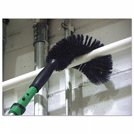 StarDuster Pipe Brush, Green Polypropylene Bristles, 7.5