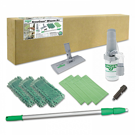 SpeedClean Window Cleaning Kit, 6 ft to 6.6 ft, Extension Pole With 8