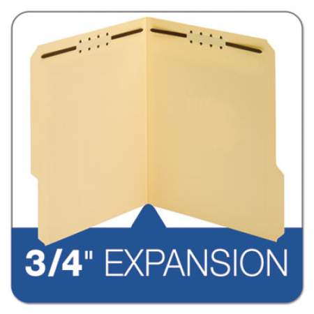 Pendaflex Top Tab 2-Fastener Folder, 1/3-Cut Tabs, Letter Size, Manila, 50/Box (1453718PT)