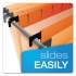 Pendaflex SureHook Hanging Folders, Letter Size, 1/5-Cut Tab, Orange, 20/Box (615215ORA)