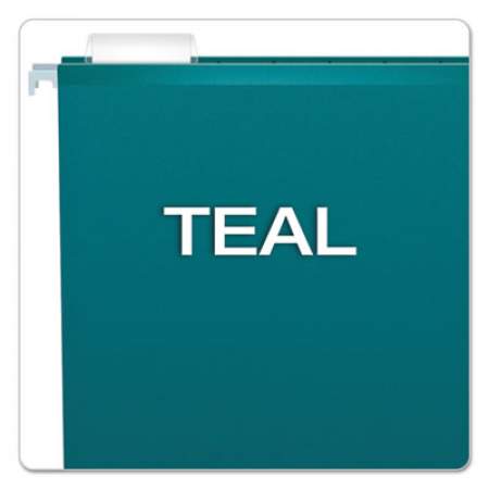 Pendaflex Reinforced Hanging Folders 1/5 Tab Legal Teal 25/Box 415315TEA