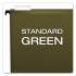 Pendaflex SureHook Hanging Folders, Letter Size, 1/5-Cut Tab, Standard Green, 20/Box (615215)