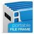 Pendaflex Desktop File With Hanging Folders, Letter Size, 6" Long, Granite (23054)