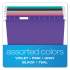 Pendaflex Colored Reinforced Hanging Folders, Letter Size, 1/5-Cut Tab, Assorted, 25/Box (415215ASST2)