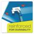 Pendaflex Colored Reinforced Hanging Folders, Letter Size, 1/5-Cut Tab, Blue, 25/Box (415215BLU)