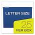 Pendaflex Colored Hanging Folders, Letter Size, 1/5-Cut Tab, Navy, 25/Box (81615)