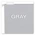 Pendaflex Colored Hanging Folders, Letter Size, 1/5-Cut Tab, Gray, 25/Box (81604)
