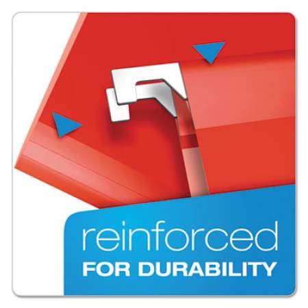 Pendaflex Colored Reinforced Hanging Folders, Letter Size, 1/5-Cut Tab, Assorted, 25/Box (415215ASST)