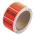 LabelMaster Shipping and Handling Self-Adhesive Labels, RUSH, 2.5 x 4.5, Black/Red, 500/Roll (CLB97)