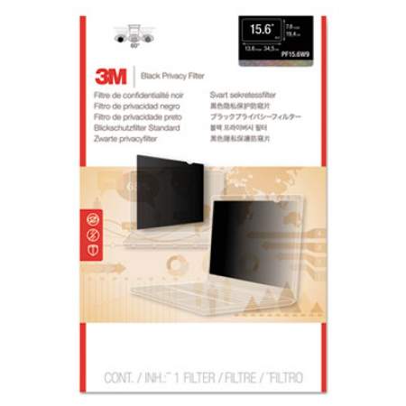 3M Touch Compatible Blackout Privacy Filter for 14" Widescreen LCD, 16:9 Aspect Ratio (PF140W9E)