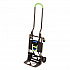 2-in-1 Multi-Position Hand Truck and Cart, 300 lbs, 16.63 x 12.75 x 49.25, Black/Blue/Green (12222PBG1E)