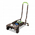 2-in-1 Multi-Position Hand Truck and Cart, 300 lbs, 16.63 x 12.75 x 49.25, Black/Blue/Green (12222PBG1E)