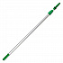 Opti-Loc Extension Pole, 8 ft, Two Sections, Green/Silver (EZ250)