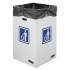 Bankers Box Waste and Recycling Bin, 42 gal, White, 10/Carton (7320101)