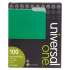 Universal Deluxe Colored Top Tab File Folders, 1/3-Cut Tabs, Letter Size, Green/Light Green, 100/Box (10502)