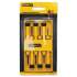 Stanley Tools 6-Piece Precision Screwdriver Set, Black/Yellow (66052)
