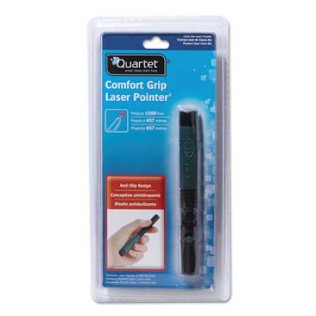 Quartet Classic Comfort Laser Pointer, Class 3A, Projects 1,500 ft, Jade Green (MP2703TQ)