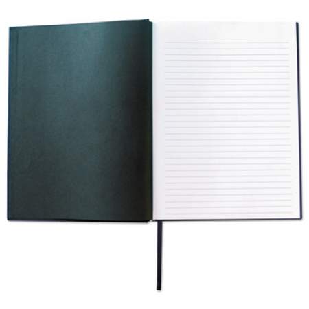 Universal Casebound Hardcover Notebook, 1 Subject, Wide/Legal Rule, Dark Blue Cover, 10.25 x 7.63, 150 Sheets (66352)