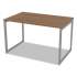 Alera Open Office Desk Series Adjustable O-Leg Desk Base, 30" Deep, Silver (LSTB30GR)