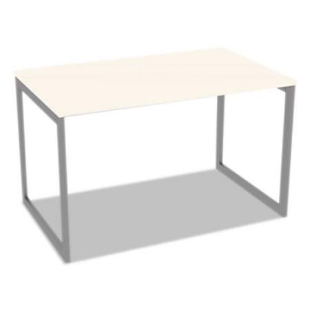 Alera Open Office Desk Series Adjustable O-Leg Desk Base, 30" Deep, Silver (LSTB30GR)
