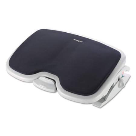 Kensington SoleMate Comfort Footrest with SmartFit System, 21.5w x 14d x 3.5h to 5h, Gray/Black (56144)