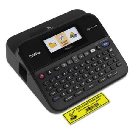 Brother P-Touch PT-D600VP PC-Connectable Label Maker with Color Display and Carry Case, 30 mm/s Print Speed, 8 x 7.63 x 3.38
