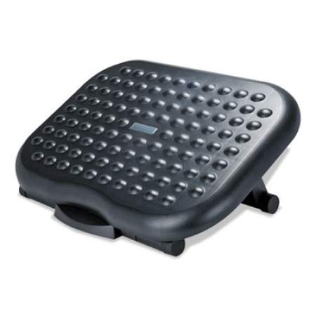 Alera Relaxing Adjustable Footrest, 13.75w x 17.75d x 4.5 to 6.75h, Black (FS212)