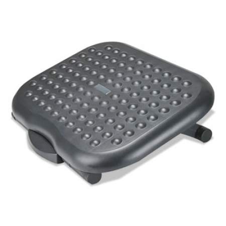 Alera Relaxing Adjustable Footrest, 13.75w x 17.75d x 4.5 to 6.75h, Black (FS212)