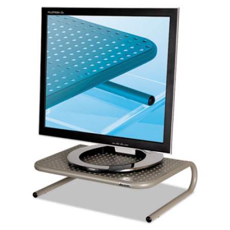 Allsop Metal Art Jr. Monitor Stand, 14.75" x 11" x 4.25", Pewter, Supports 40 lbs (27021)