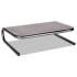 Allsop Metal Art Jr. Monitor Stand, 14.75" x 11" x 4.25", Pewter, Supports 40 lbs (27021)