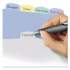 Avery Write and Erase Durable Plastic Dividers with Pocket, 3-Hold Punched, 5-Tab, 11.13 x 9.25, Assorted, 1 Set (16176)