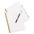 Avery Write and Erase Big Tab Paper Dividers, 5-Tab, White, Letter (23075)
