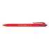 Paper Mate InkJoy 100 RT Ballpoint Pen, Retractable, Medium 1 mm, Red Ink, Red Barrel, Dozen (1951252)