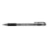 Paper Mate InkJoy 300 Ballpoint Pen, Stick, Fine 0.7 mm, Black Ink, Smoke Barrel, Dozen (1951374)