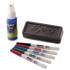 EXPO Low-Odor Dry Erase Marker Starter Set, Extra-Fine Needle Tip, Assorted Colors, 5/Set (1884310)