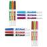 EXPO Low-Odor Dry-Erase Marker, Fine Bullet Tip, Assorted Colors, 12/Set (86603)