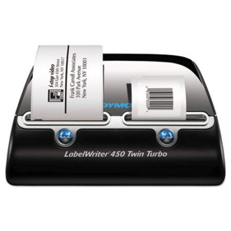DYMO LabelWriter 450 Twin Turbo Label Printer, 71 Labels/min Print Speed, 5.5 x 8.4 x 7.4 (1752266)