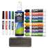 EXPO Low-Odor Dry Erase Marker, Eraser and Cleaner Kit, Medium Assorted Tips, Assorted Colors, 12/Set (80054)