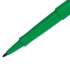 Paper Mate Point Guard Flair Felt Tip Porous Point Pen, Stick, Medium 0.7 mm, Green Ink, Green Barrel, Dozen (8440152)