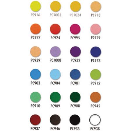 Prismacolor Premier Colored Pencil, 3 mm, 2B (#1), Assorted Lead/Barrel Colors, 24/Pack (3597THT)