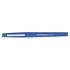 Paper Mate Point Guard Flair Felt Tip Porous Point Pen, Stick, Medium 0.7 mm, Blue Ink, Blue Barrel, Dozen (8410152)