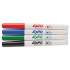 EXPO Low-Odor Dry-Erase Marker, Extra-Fine Needle Tip, Assorted Colors, 4/Pack (1871133)