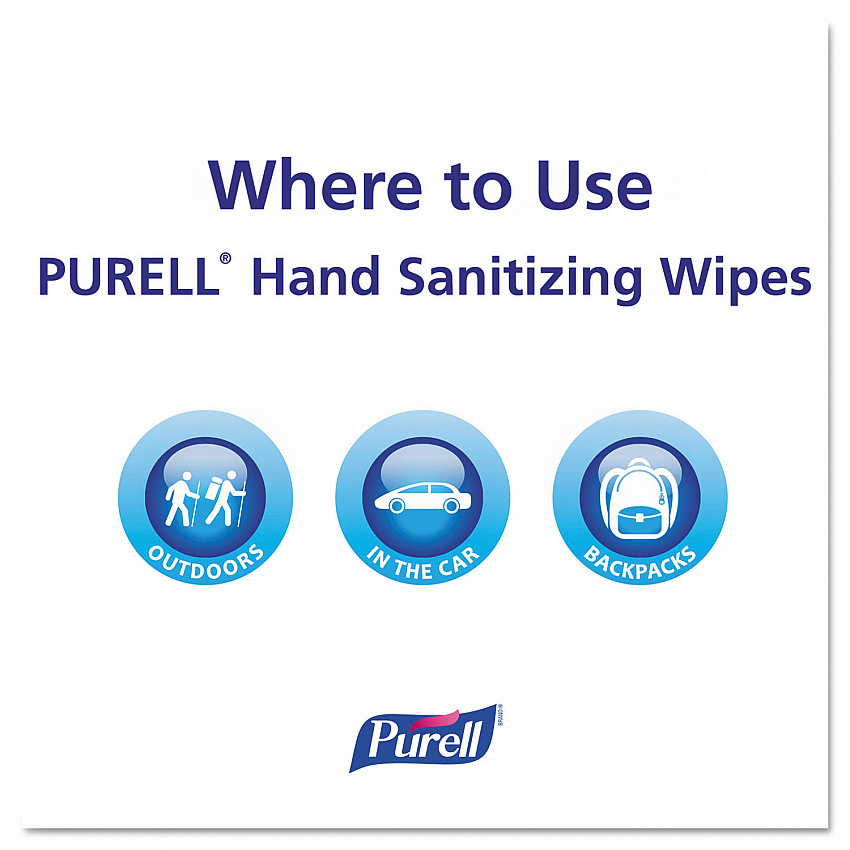 Premoistened Hand Sanitizing Wipes, 5.78 x 7, Fresh Citrus, White, 100/Canister, 12 Canisters/Carton (911112CT)